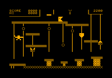 Donkey Kong Jr (8032) game screenshot for Commodore PET